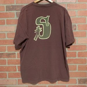 Mens sz XXL 2XL Vintage 90s stussy T-shirt